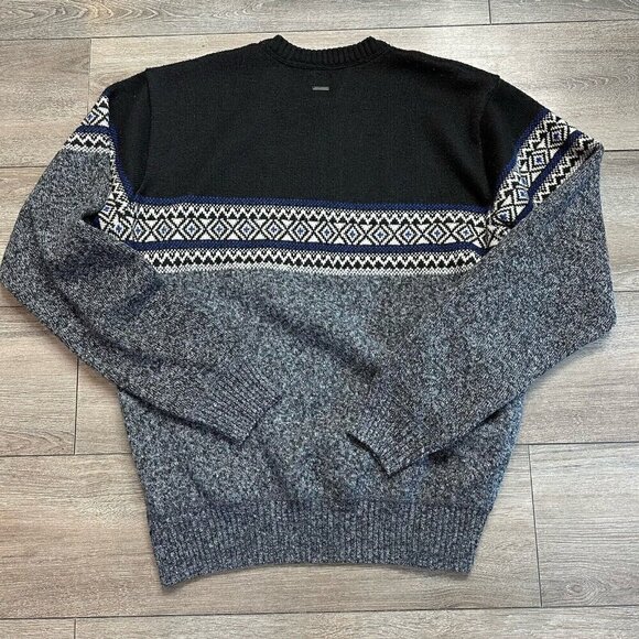 Point Zero Size XXL Shirt Pullover Gold Black Label Button Gray Black Blue - Picture 2 of 6